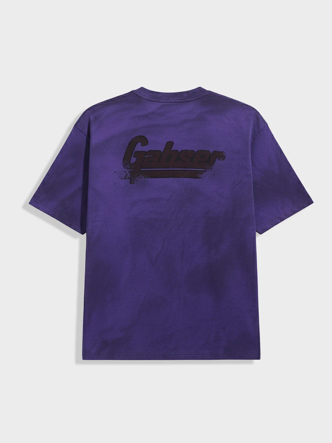 Men's Purple Relaxed Fit Graphic Printed 240 GSM Casual T-Shirt - Image 5