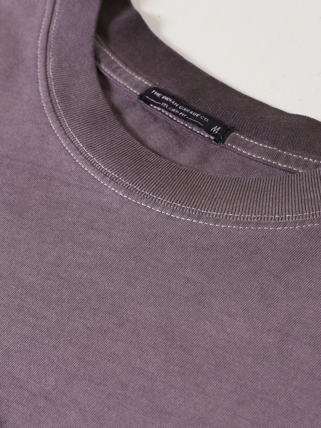 Men's Purple Relaxed Fit Graphic Printed 240 GSM Street Wear T-Shirt - Image 3