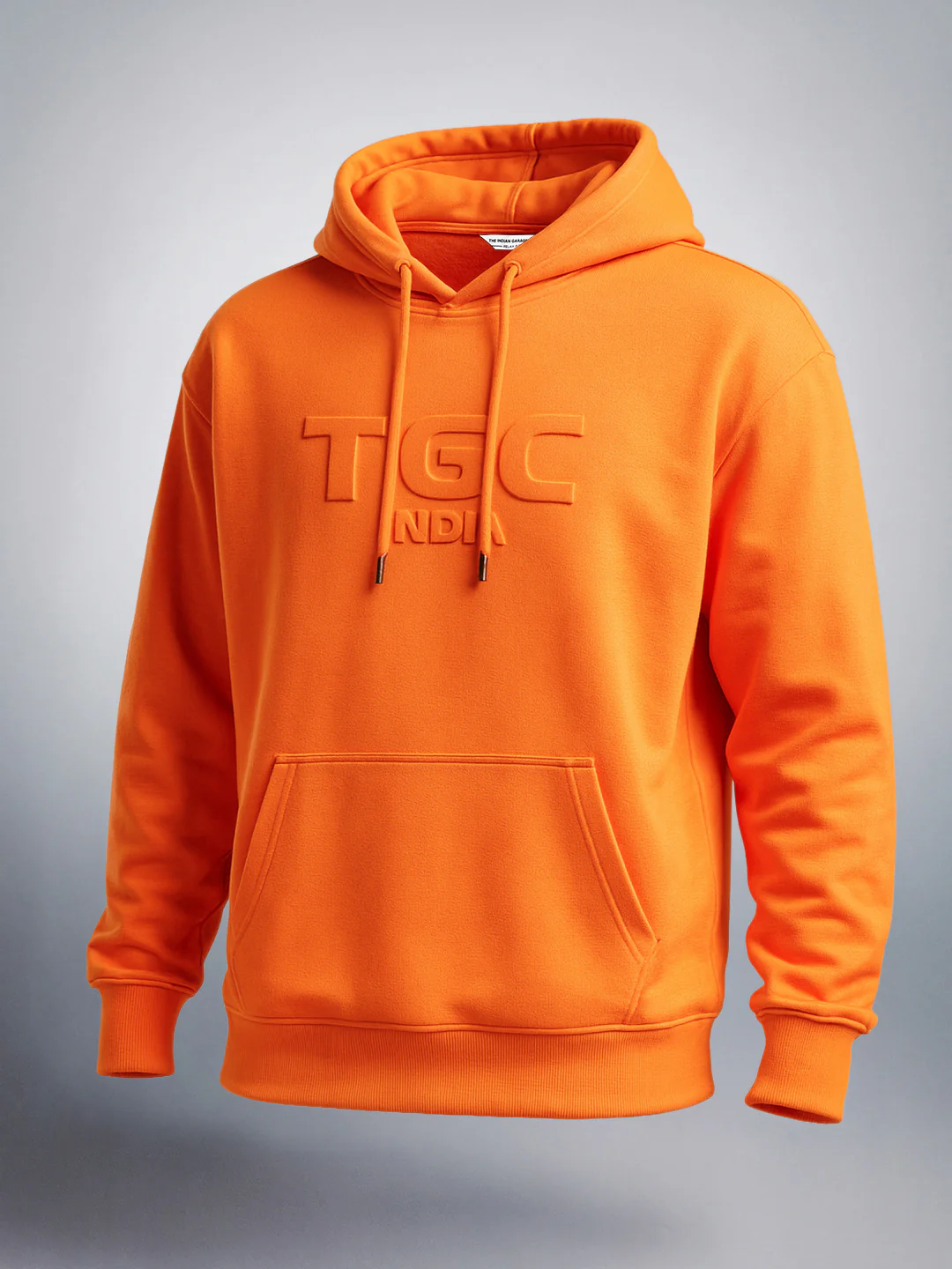 Men's Rust Relaxed Fit Embroided Casual Sweatshirt - Image 4