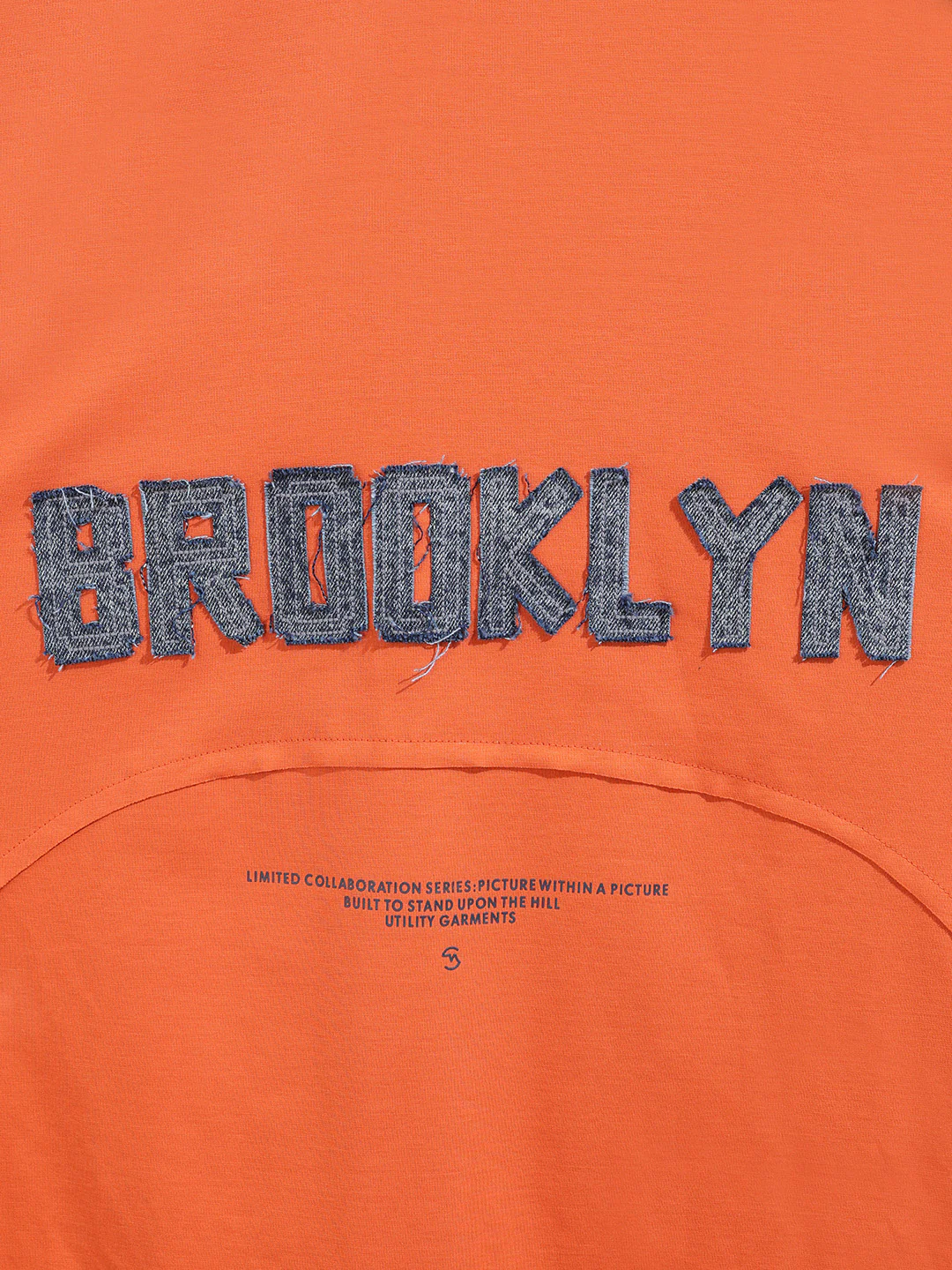 Men's Rust Relaxed Fit Embroided 240 GSM Casual T-Shirt - Image 5