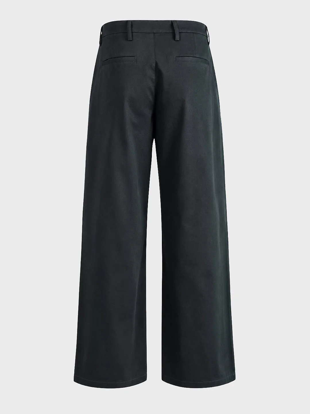 Men's Grey Baggy Fit Solid Utility Trousers - Image 8