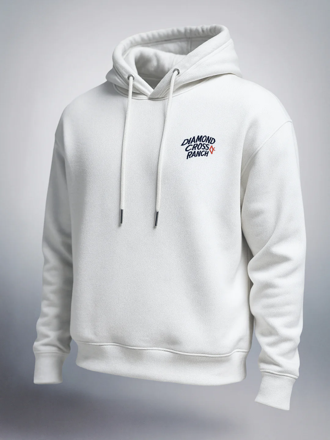 Men's White Boxy Fit Graphic Printed Casual Sweatshirt - Image 4
