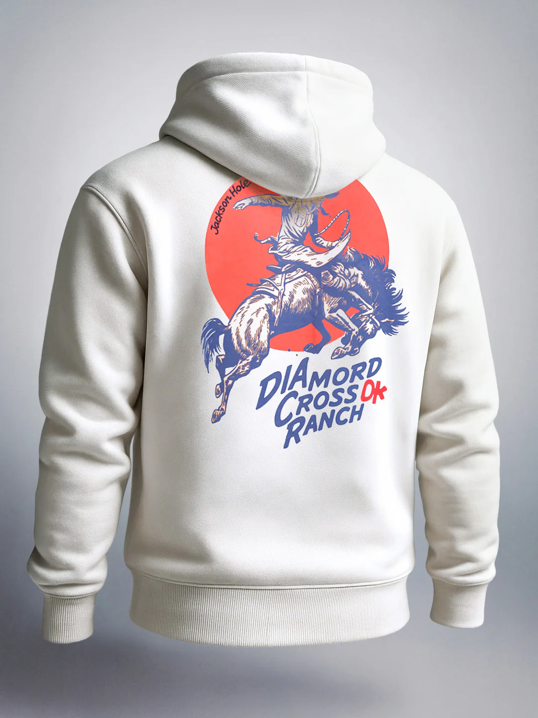 Men's White Boxy Fit Graphic Printed Casual Sweatshirt - Image 5