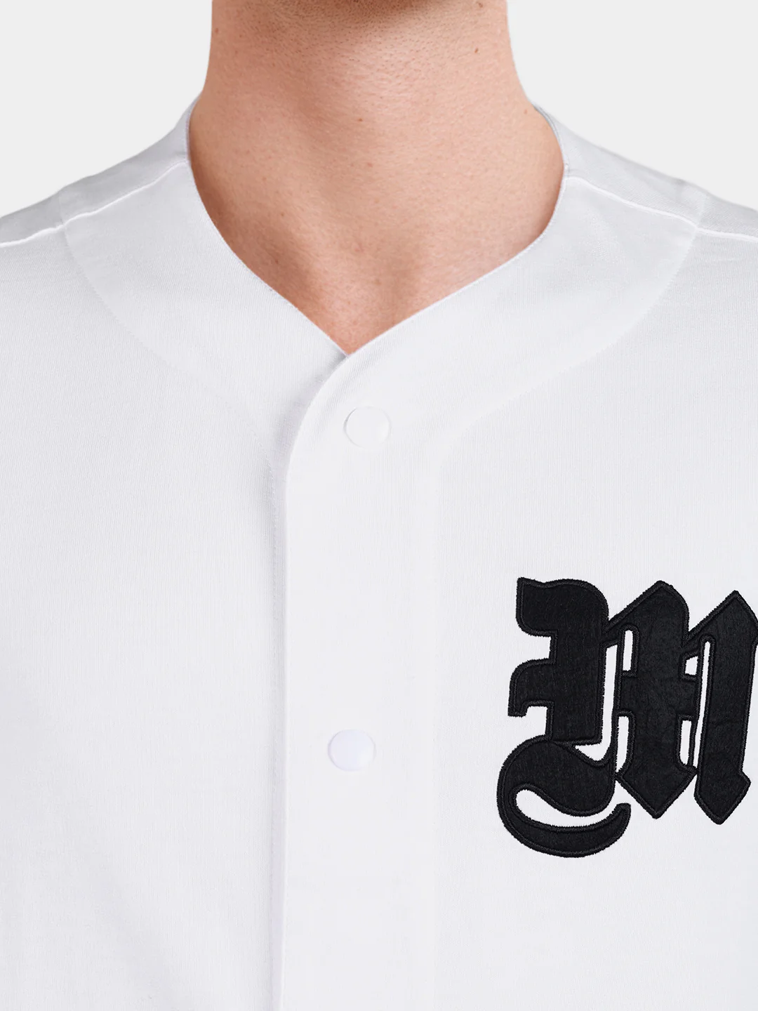 Men's White Boxy Fit Printed Street Wear Shirt - Image 3