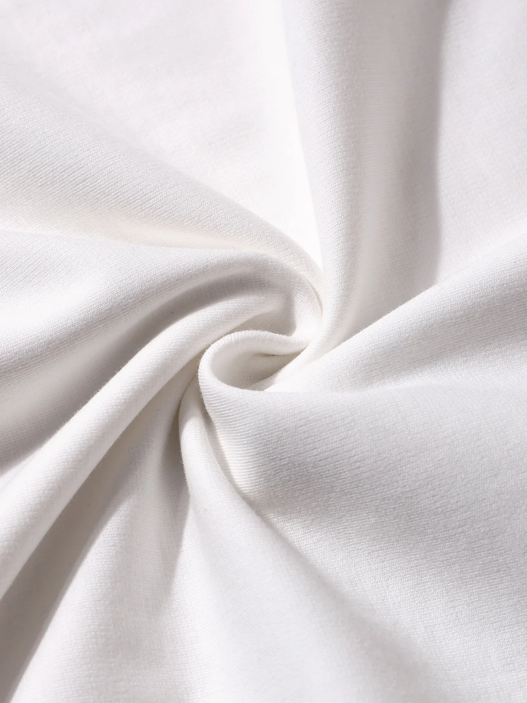 Men's White Relaxed Fit Embroided 240 GSM Casual T-Shirt - Image 7