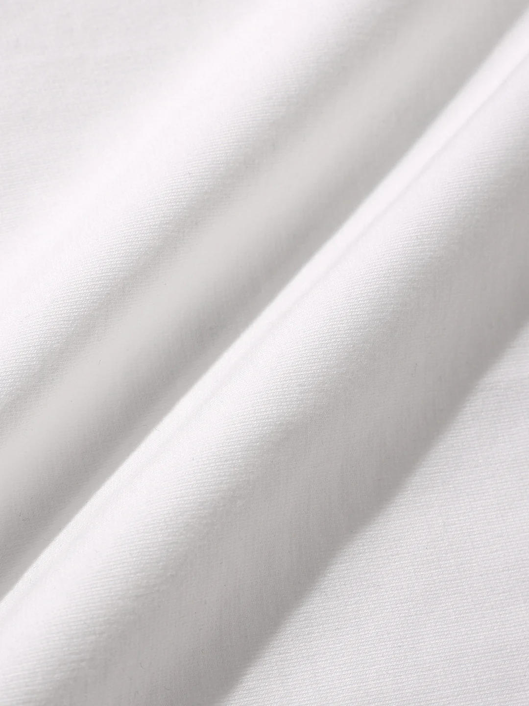 Men's White Relaxed Fit Embroided 240 GSM Casual T-Shirt - Image 7