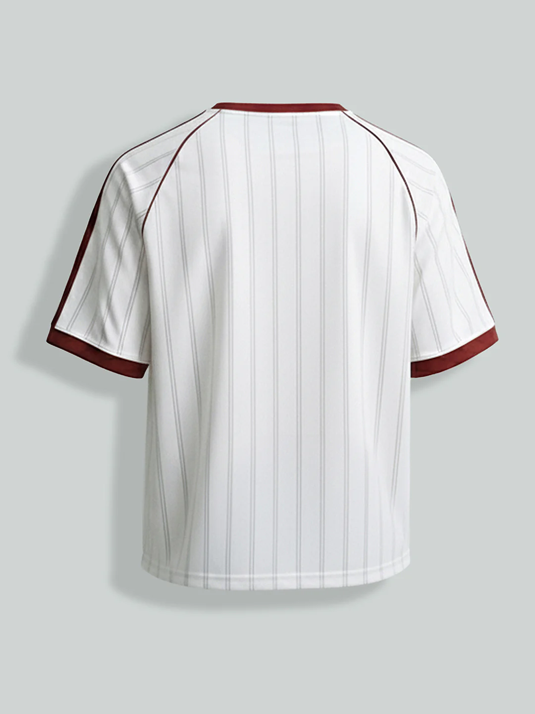 Men's White Relaxed Fit Printed 240 GSM Sport Wear T-Shirt - Image 9
