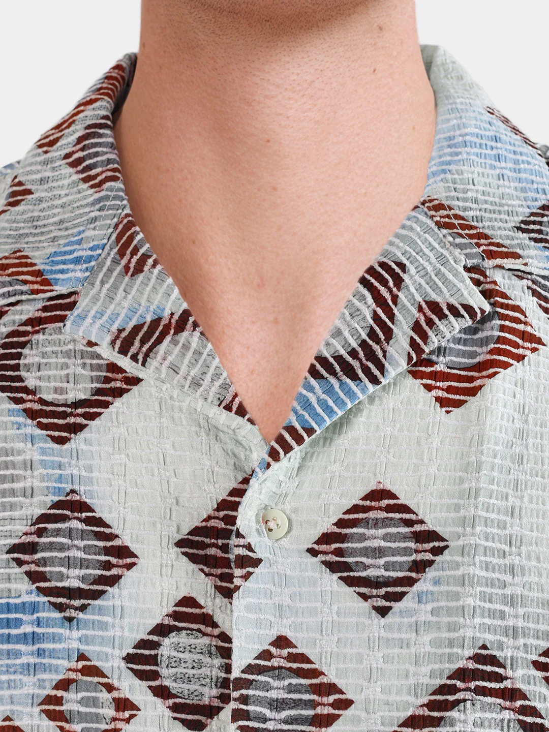 Men's Multicolor Relaxed Fit Solid Casual Shirt - Image 3