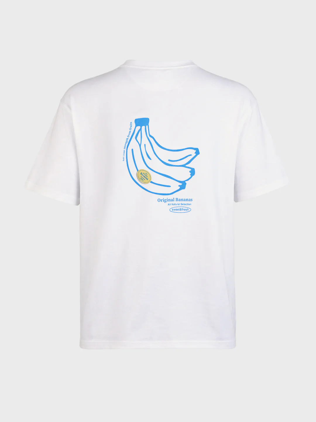 Men's White Relaxed Fit Printed Casual T-Shirt - Image 7