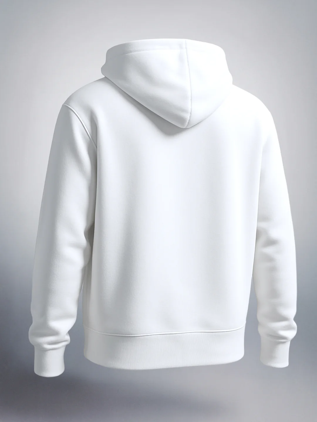 Men's White Relaxed Fit Varsity Casual Sweatshirt - Image 5