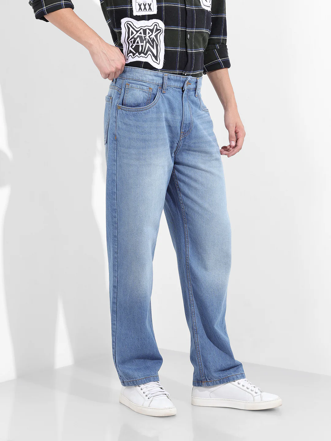 Men's Blue Relaxed Fit The Eternity Series Jeans - Image 3