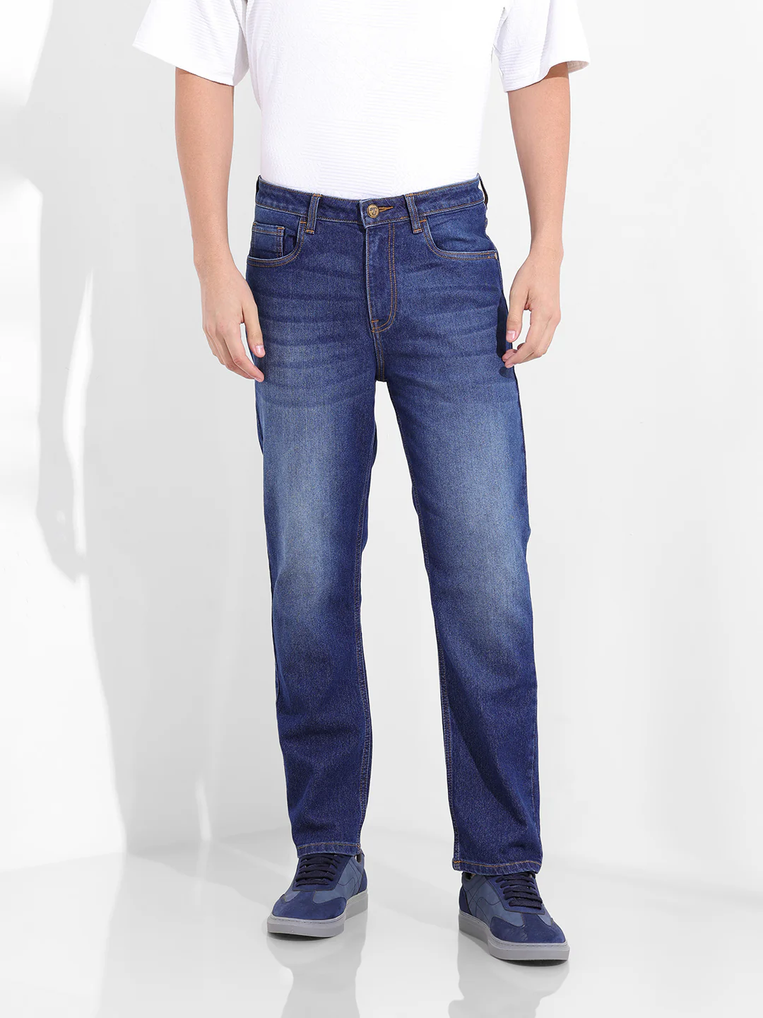 Men's Blue Slim Fit The Eternity Series Jeans