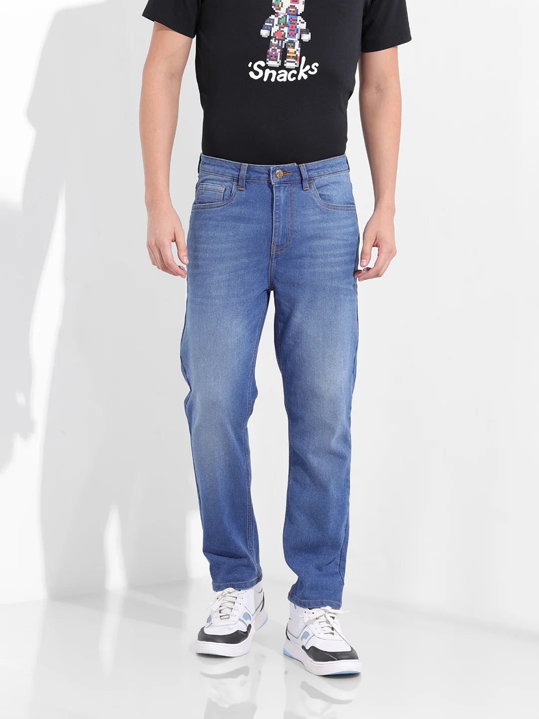 Men's Blue Slim Fit The Eternity Series Jeans