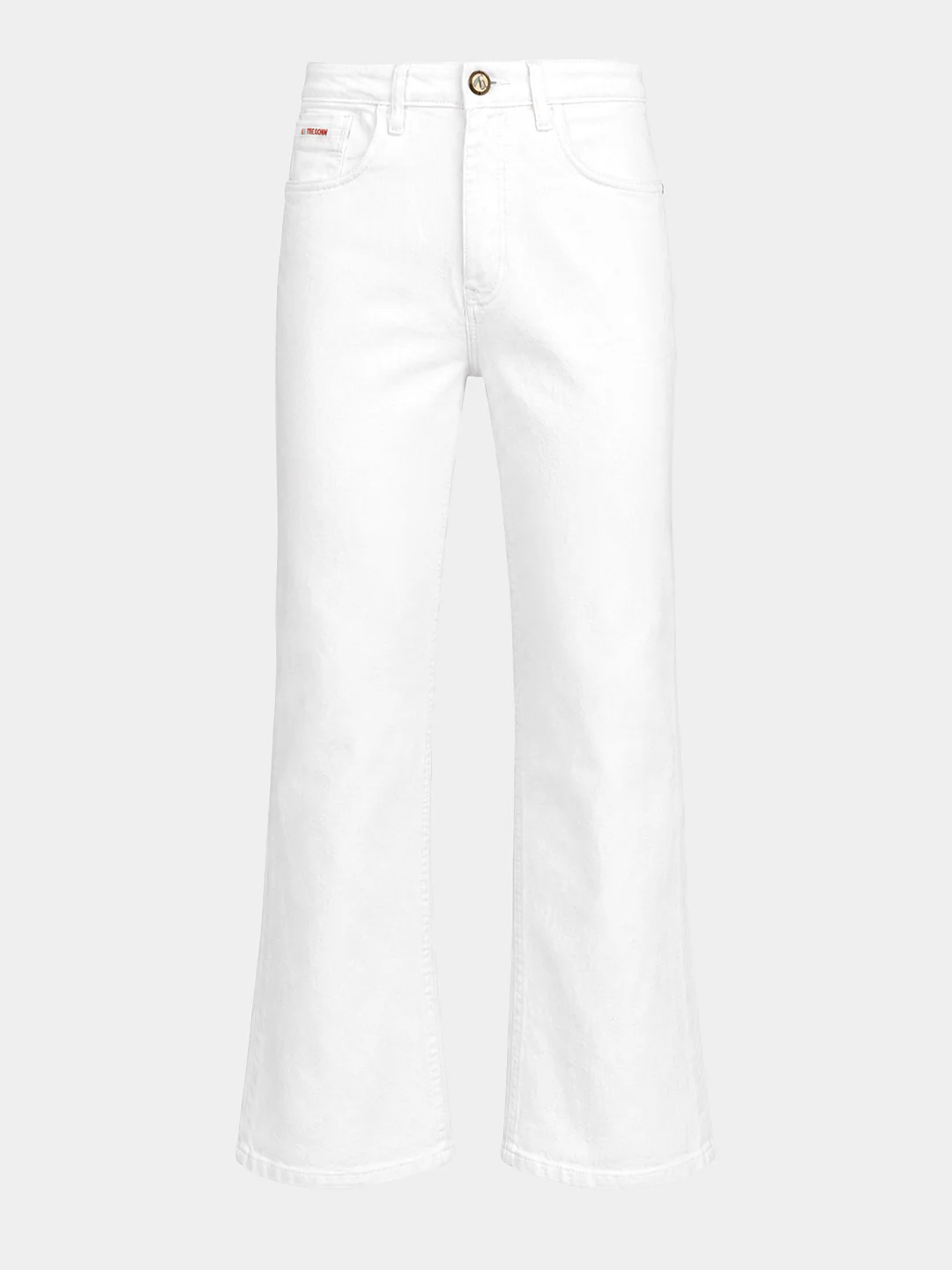 Men's White Bootcut Fit Casual Jeans - Image 7