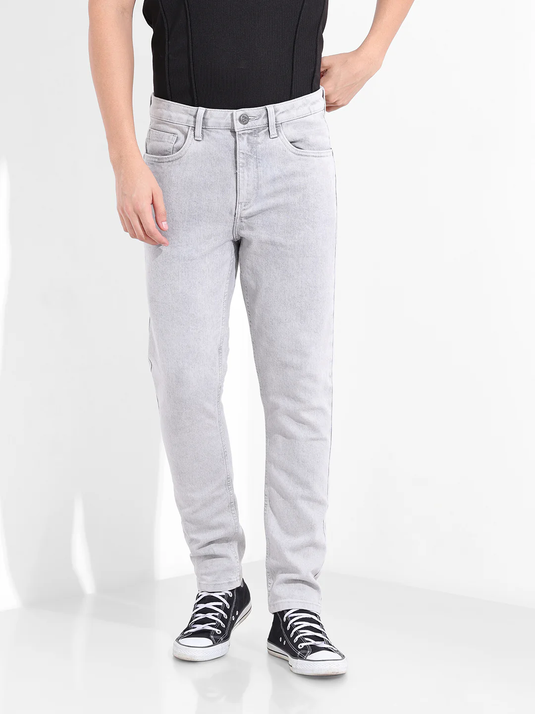 Men's Grey Slim Fit The Eternity Series Jeans